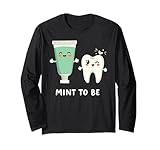 funny dental hygienist mint to be adorable tooth mouthwash maglia a manica