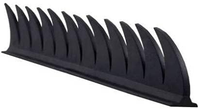 Helmet Accessory Cuttable Rubber Mohawk/Spikes for All Motorcycles Dirt Bike and Normal Helmets (Black)