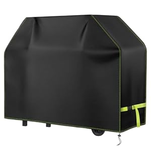 Grill Abdeckhaube, VDISRR Wetterfest Grillabdeckung, 420D Oxford Gasgrill Abdeckplane, Wasserdicht Grillschutzhülle, 152x68x119cm, Reißfest, UV, Schutz Grill vor Verblassen, Rost und Schimmel