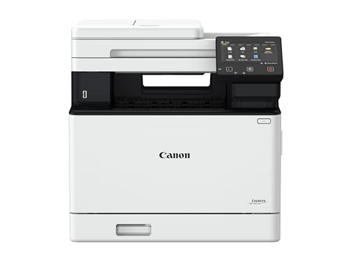 Canon i-SENSYS MF754Cdw A4 Farblaser MFP Drucken Kopieren Scannen Faxen, USB, LAN, WLAN, 250 Blatt Papierkassette, 12,7cm LCD-Farb-Touchscreen, Duplexdruck