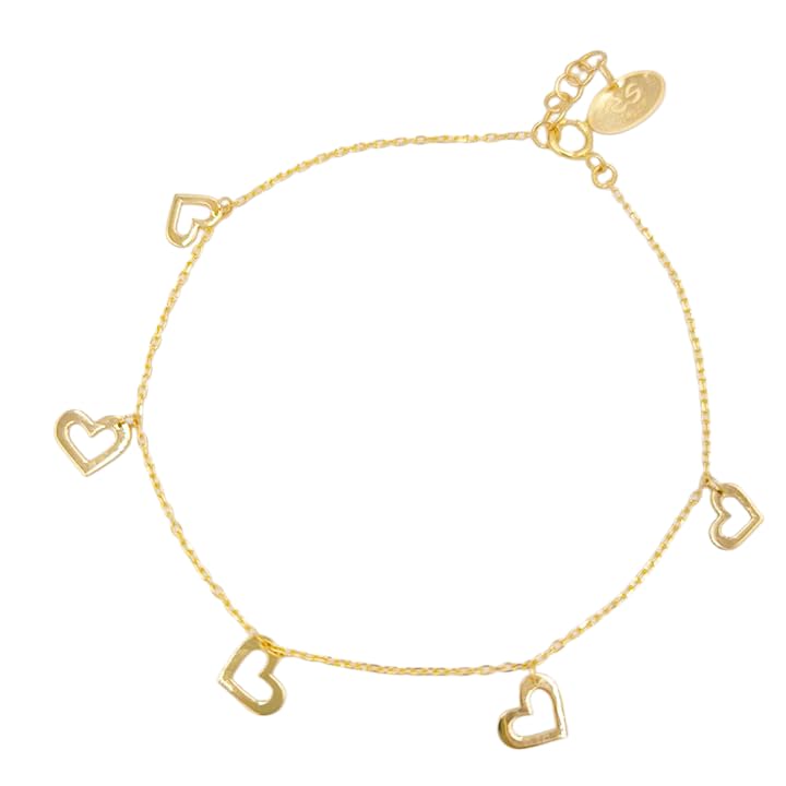 Bracelet or 18 carats cœurs Salia Gold : l'idée cadeau femme avec certificat
