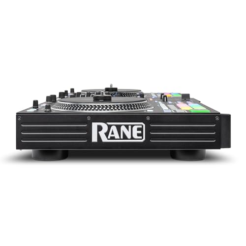 RANE SYSTEM ONE All-in-One Standalone DJ Controller mit Motorplatters und Engine DJ OS, nahtloses Mixen auf 2 Decks, Stems FX, Serato DJ Pro, XLR-Ausgänge