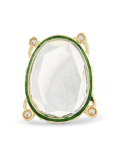 Joyas Kundan de latón un regalo sofisticado con baño de oro 6