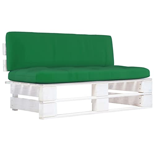 DYRJDJWIDHW sofás pequeños,sofás Cama,Sofa Gaming,Sofa Hinchable Camping,Sofá Central de palets de jardín Madera Pino impregnada blancaAdecuado para salón, Dormitorio