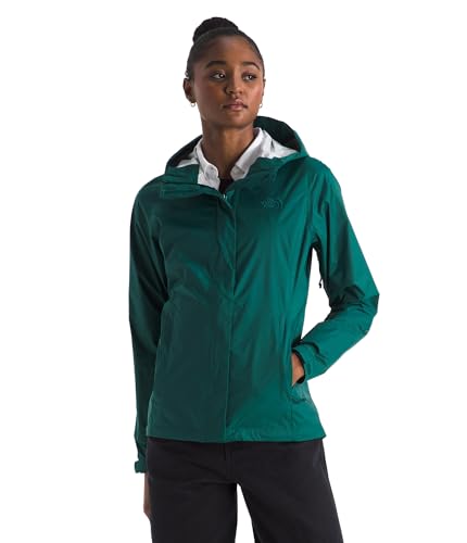 THE NORTH FACE Women’s Venture 2 Waterproof Hooded Rain Jacket (Standard and Plus Size), Deep Nori, Medium