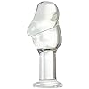 ScreaAss Groß Glasdilos Analplug 6Cm Durchmesser Kristall Glas Analdildo Plug XXL Glatt Transparent Glasdildo G-Punkt Penis Anal Butt Plug SM Sexspielzeug Für Frauen Männer,Clear #5
