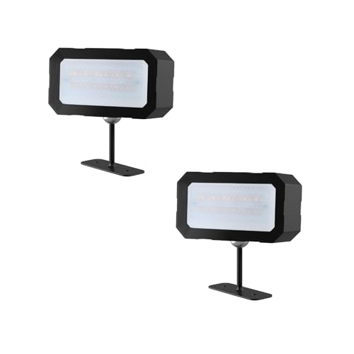 Apliques de pared para cabecera de cama y estudio con iluminación LED táctil giratoria RGB