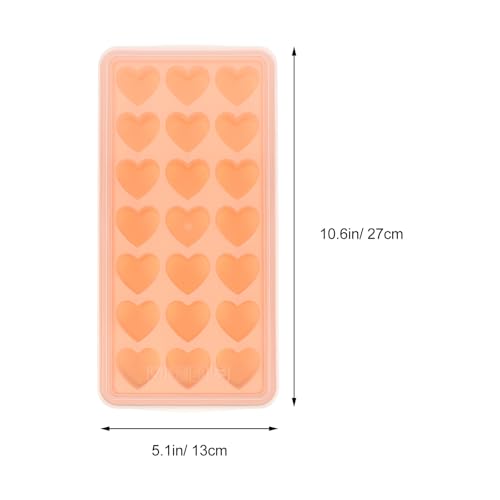 Bandeja de Hielo de Silicona en Forma de Corazón OSALADI miniatura 2