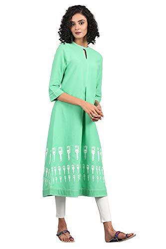 Image of W for Woman Women's Cotton Straight Kurta