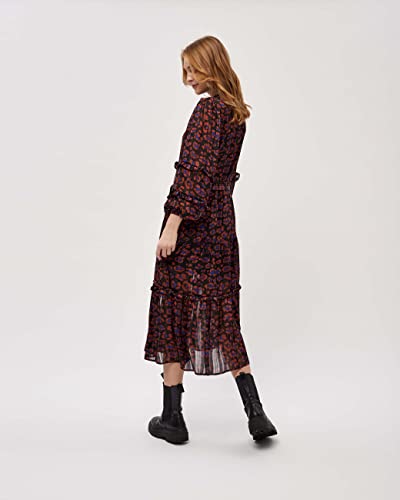 Desires Jeana Dress, 9000p Black Print, L - Image 2