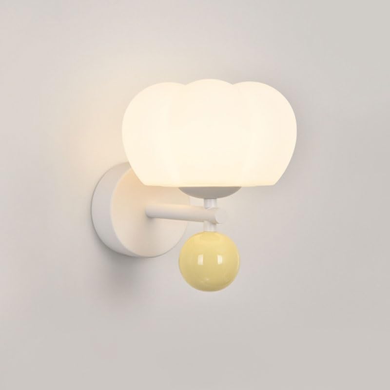 Lampe de chevet murale acrylique fleurie G9 tricolore variable couloir
