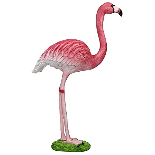 polyresin 17" inch Flamingo for Home Decor Garden Decor Room Decor Colour : Pink& White-image-26