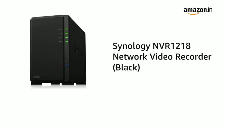 Synology NVR1218 Network Video Recorder (Black) : Amazon.in