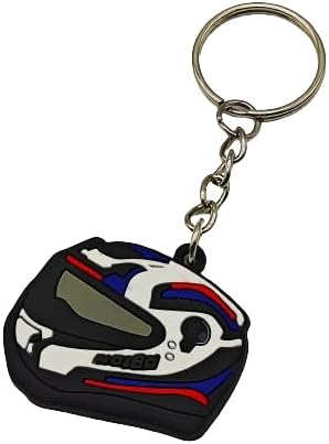 Creative Personalized Cartoon Motorcycle Keychain DIY Pendant Accessories PVC Soft Rubber Keychain
