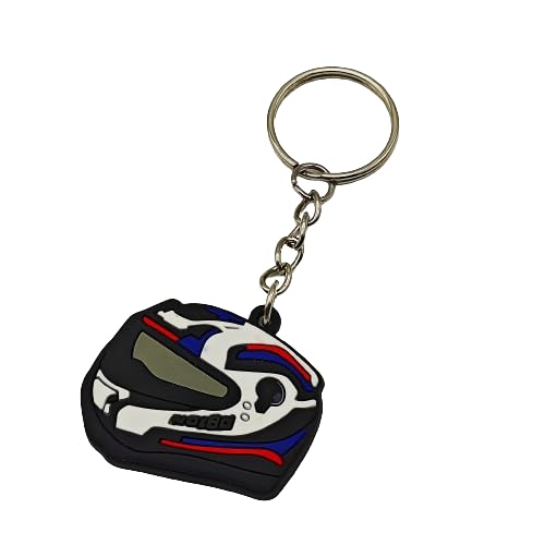 Creative Personalized Cartoon Motorcycle Keychain DIY Pendant Accessories PVC Soft Rubber Keychain