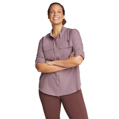 Chemise UPF Femme Eddie Bauer protection solaire manches longues pour randonnée
