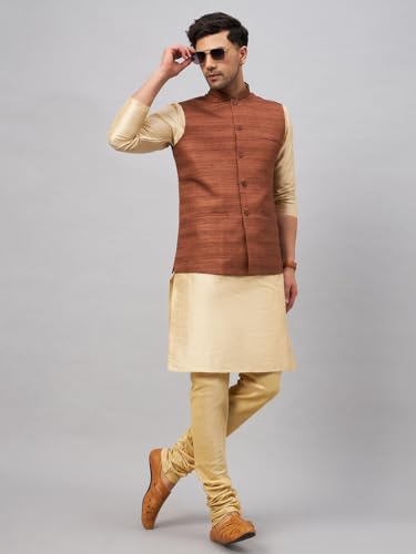 Image of VM Men's Jacket, Kurta and Pyjama Set
