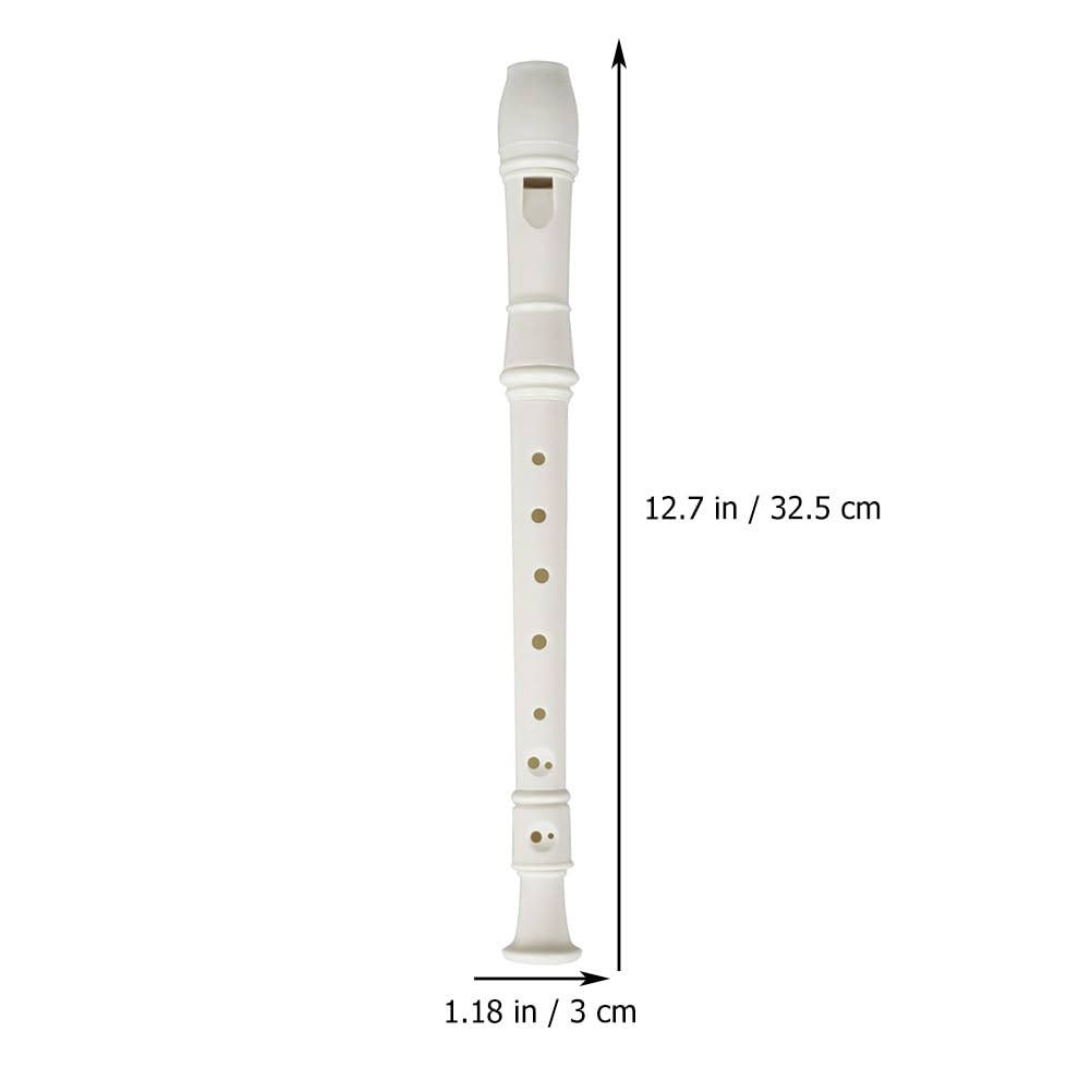 UPKOCH Clarinettes Enfants 8 Trous Ensemble 4 Instruments À Vent En RéSine LéGer Compact Pour Pratique Musicale DéButants Avec BâTon De Nettoyage