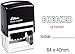 Self Inking Shiny Date Stamp with Checked & Initial Text Ofiice Stationery Rubber Stamper S-829D