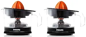 PHILIPS Citrus Press Juicer HR2788/00, Black & Transparent, Medium & PHILIPS Citrus Press Juicer HR2777/00, Black & Transparent, Medium