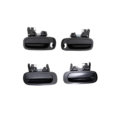 Poignée de porte extérieure noire de rechange pour portière de voiture