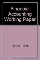 Financial Accounting Working Paper 0133185850 Book Cover