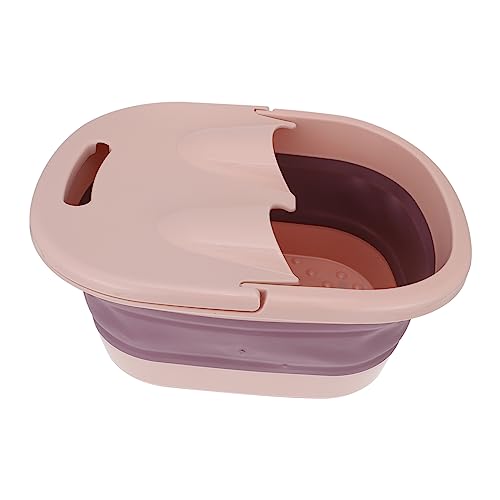 COLLBATH Collapsible Foot Basin for Camping Travel Portable Foot Soak Basin Bucket Sturdy Design