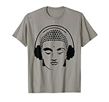 Chilling Buddha with Headphones T-Shirt T-Shirt