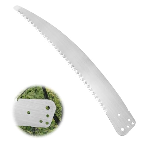 Pole Saw Blade Replacement for Fiskars Pruning Saws & Tree Pruners 15 Inch High-Speed Steel Tree Trimmer Saw Blade for Extendable Tree Pruner Garden Branch Cutting Tool Parts