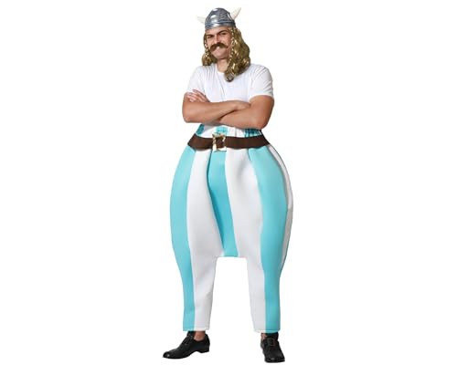 ATOSA déguisement gaulois bleu adulte M