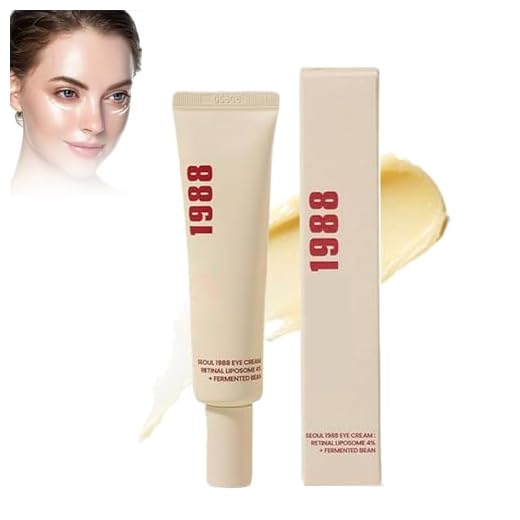 1988EyeCream Anti-Aging Augencreme mit 4% Retinal Liposom, Anti-Wrinkle Eye Cream gegen Falten und Augenringe, Glättung bei Tränensäcken und Dunklen Augenringen