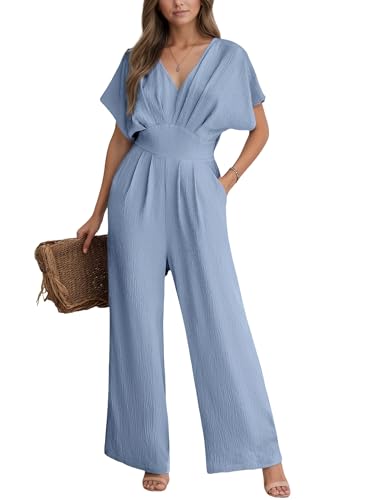 CUPSHE Women's Wide Leg Jumpsuit with Pockets