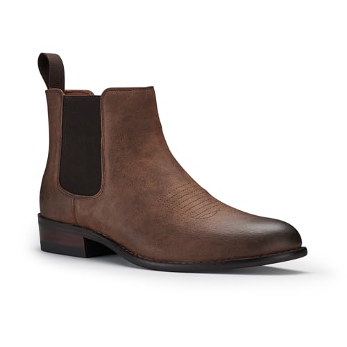Image of Ferro Aldo Men's Western Boot Collection | Casual & Dress Ankle Boots in Cowboy, Chelsea, & Biker Styles for Men