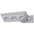 Ekena Millwork MLD03X03X05AT Attica Crown Moulding, 3 7/8"H x 3 5/8"P x 5 3/8"F x 94 1/2"L, White
