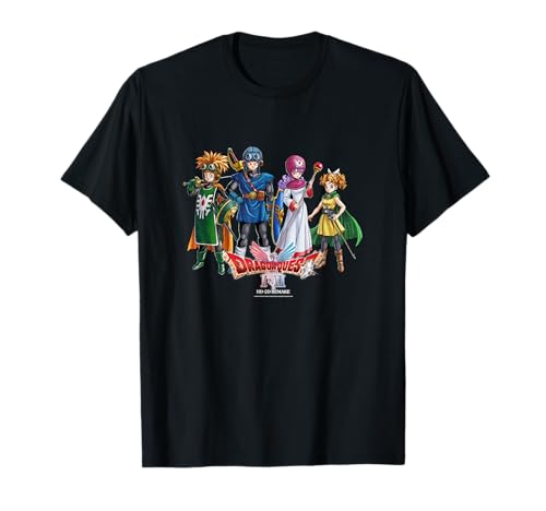 Dragon Quest I & II HD-2D Remake Arte de los héroes Camiseta