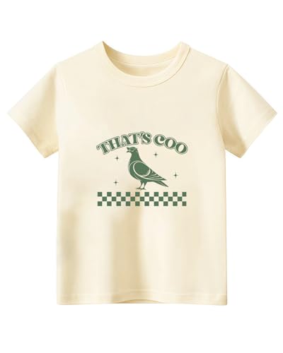 Toddler T-Shirts for Kids Baby Boy Girl Graphic Tees Summer Funny Animal Letter Print Cute Cotton Clothes 2T-8Y