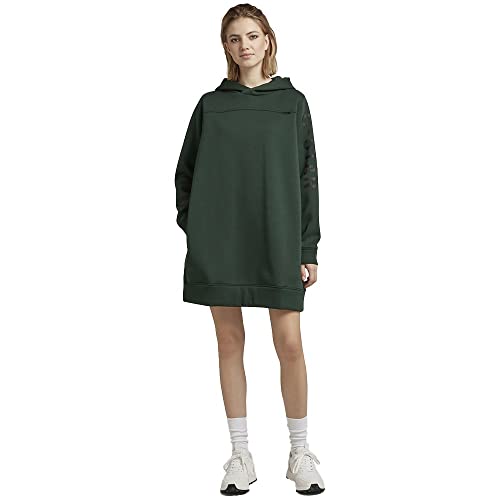 G-STAR RAW Damen Multi Graphic Loose Hoodie Sweat Kleid, Grün, L