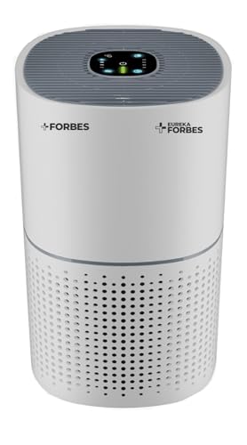 Image of Eureka Forbes 270 Air Purifier for Home |True HEPA H13 Filter & Real-time AQI Indicator |1.5-2 Yrs Filter Life* | Removes 99.97% PM2.5, Dust, Allergens, Bacteria & Pollen | Covers up to 365 Sq.Ft