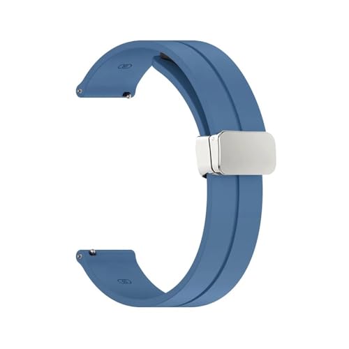 MEVMEVGNLN Fit For Samsung For Galaxy Watch 4/5 Pro/Classic/Gear S3/Fit For Active 2 �X�|�[�c�V���R���}�O�l�b�g�o�b�N���ɓK������X�g���b�v(Advanced blue,2