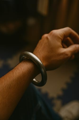 Roung Edges Sikh Punjabi Sarbloh Kada For Man And Women Punjabi Wrist Bracelet Fashion Accessroy Sikhism Kara Wrist Band Sarb Loh2