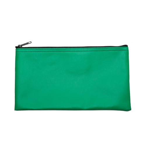 Cardinal bag supplies Multi-Purpose Zipper Bag, Kelly Green, 11 x 6 Inch