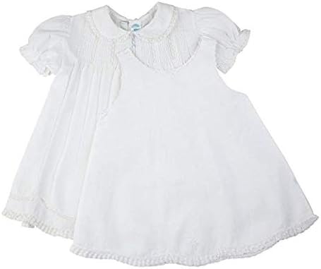 Feltman Brothers Baby Girls Pink Midgie / Midi Pleated Dress - Lace Trims main image 1