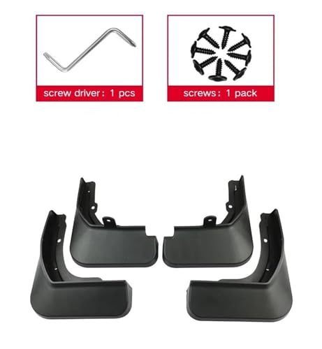 Guardabarros Chery Omoda 5 C5 FX 2022 2023, salpicaderas resistentes 4 uds 3