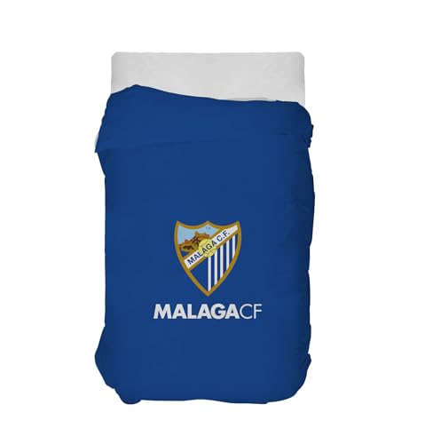 ASDITEX Edredón Digital Málaga CF, Azul, para Cama de 90, 105, 135, 150 cm (200X260 (105))