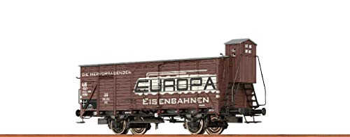 Brawa 49747 Gedeckter Güterwagen G10 „Europa Eisenbahnen” DB Cover