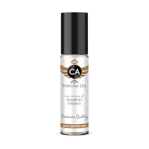 CA Perfume Originals Bamboo Essence Unisex Fragrance Oil Woody Scent Long Lasting Perfumes for Women &amp; Men Travel Size TSA Ready Mini Parfum Body Oil Roll-on 0.33 Fl Oz 10ml