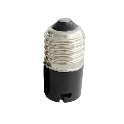 WYLZLKX Soporte de bombilla E27 a B22, adaptador de casquillo de bombilla, carcasa de policarbonato de durabilidad, conectores convertidores de base de lámpara