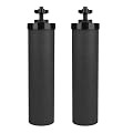 Water Filter Replacement Black Element Cartridge Compatible with Berkey® BB9-2® Gravity Filter System, for Berkey® Water Filter Replacement. Water Filter Replacement, Pack of 2