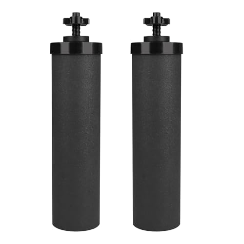 Lot de 2 cartouches noires de rechange pour filtre à eau Berkey® BB9-2® pour filtre à eau Berkey®