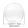 Xfenvs Door Knob Wall Shield, 6PCS Transparent Round Soft Rubber Wall Protector Self Adhesive Door Handle Bumper (Small… - Image 4